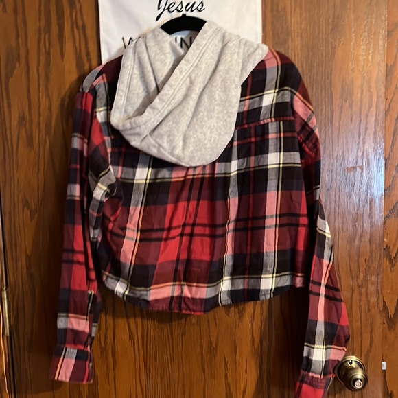 American eagle cropped flannel size small - Picture 2 of 2